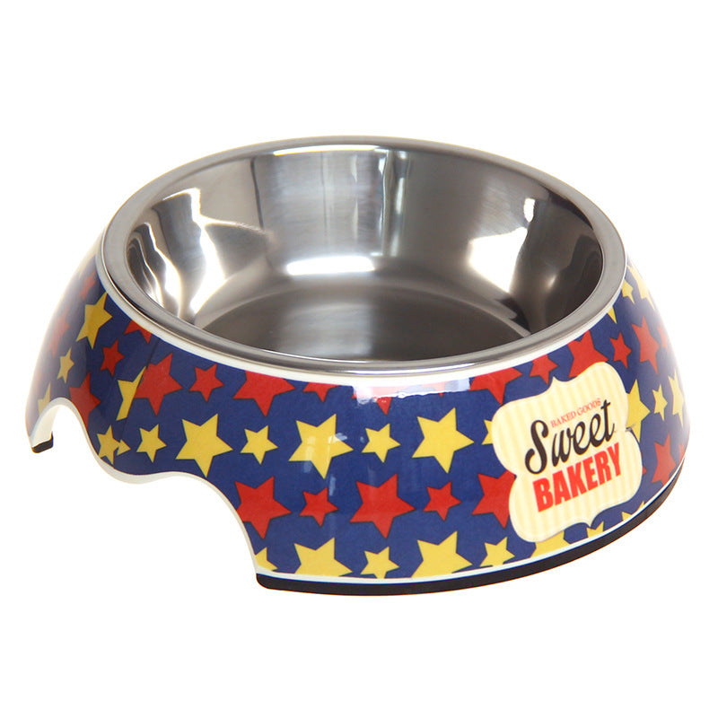 Stainless Steel Stay-Put Pet Bowl