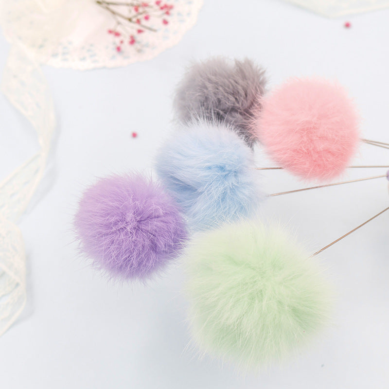 Playful Bell Cat Teaser with Rabbit Fur