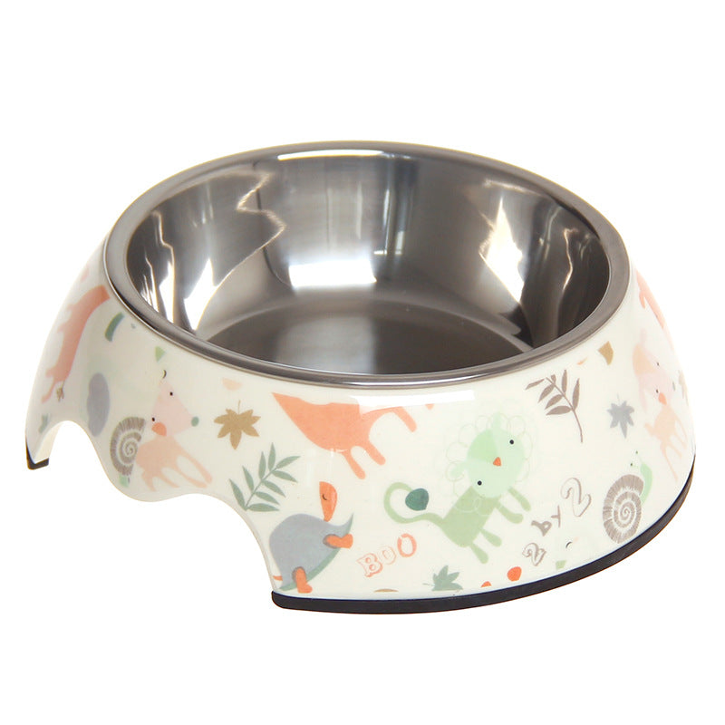 Stainless Steel Stay-Put Pet Bowl
